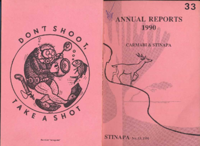  Annual reports Carmabi - Stinapa 1990 / Adolphe O. Debrot, 1991